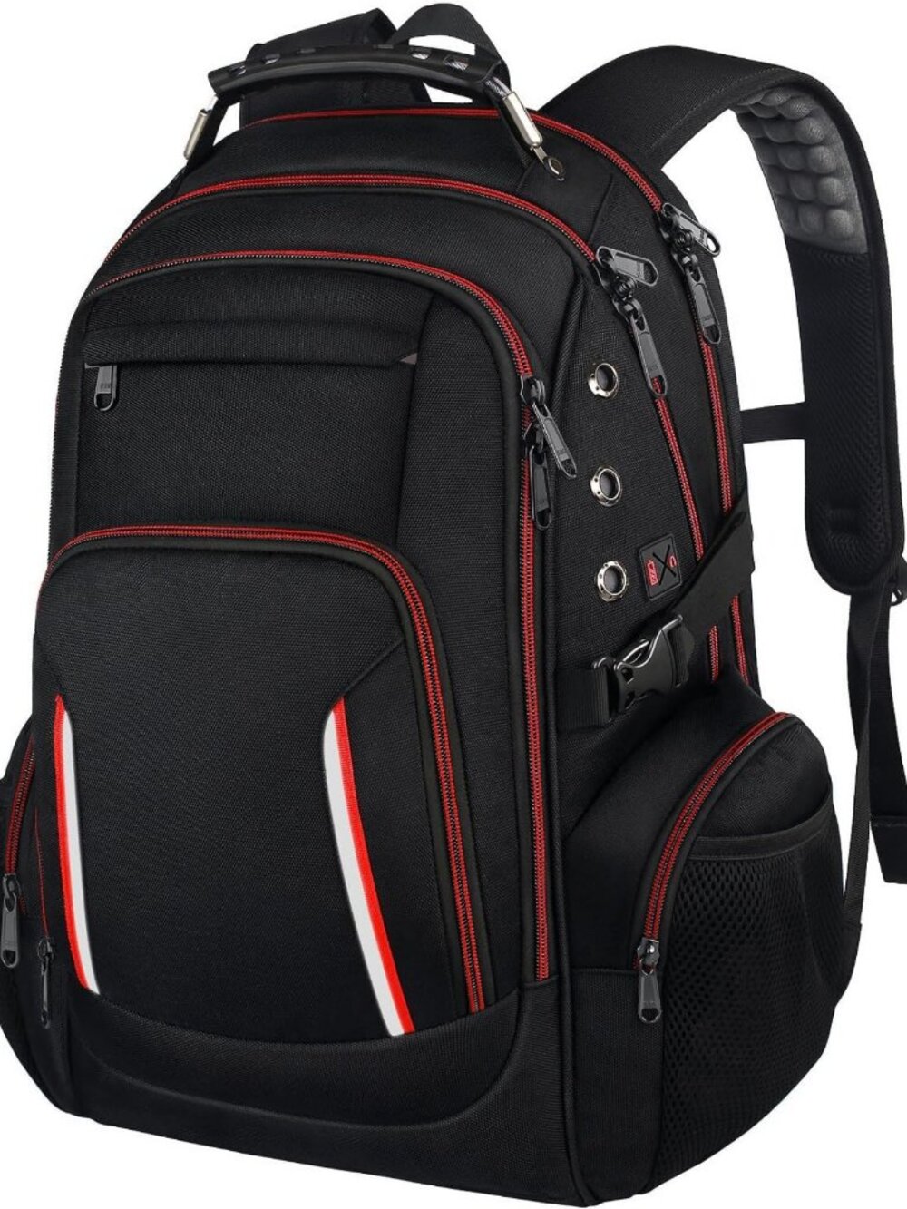 Large Capacity 17-Inch Laptop Backpack, Lightweight Multi-Compartment Travel Bag